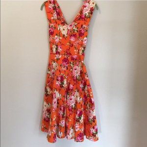 Floral Sundress, Vintage Inspired